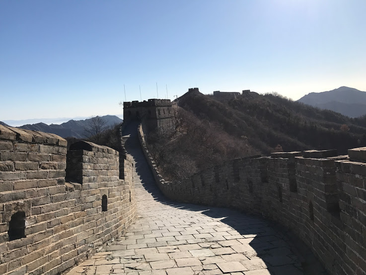 Scenes from the Great wall of China outside of Beijing