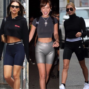 spandex under shorts trend