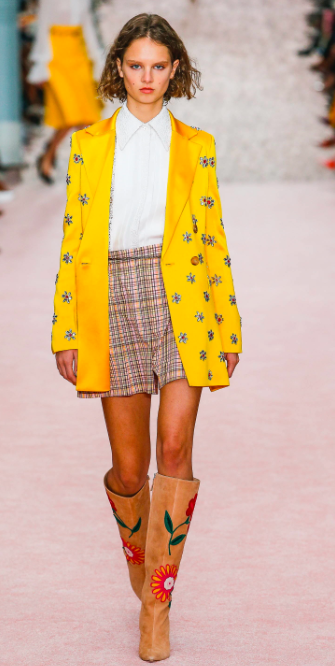 Mismatched Prints new york fashion week