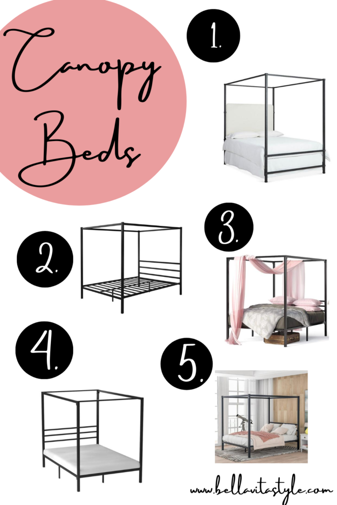 Our Favorite Black Metal Canopy Bed Frames