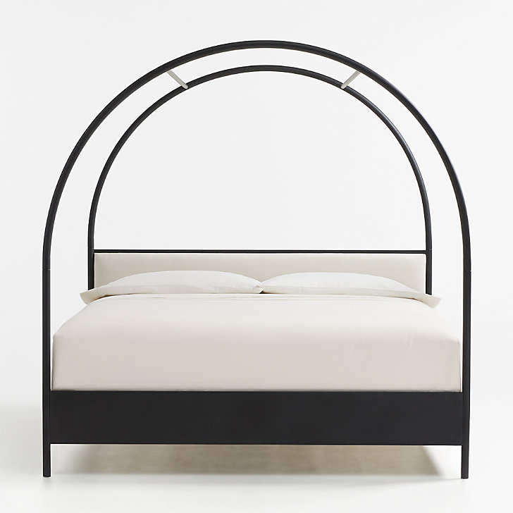 Black Metal Canopy Bed Frames, Iron Canopy Bed Frame King